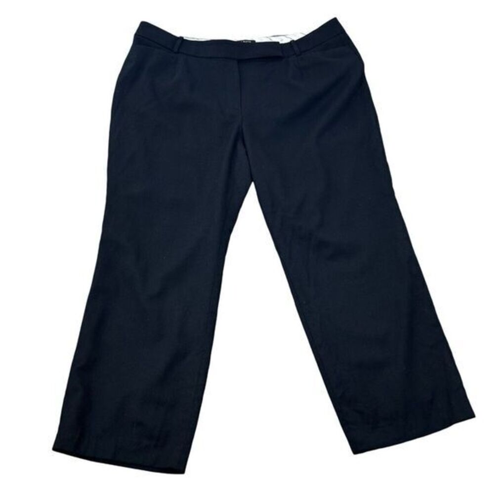 Talbots‎ Petite Women's Dress Pants Black Size 18W Career Office Lined 99% Wool